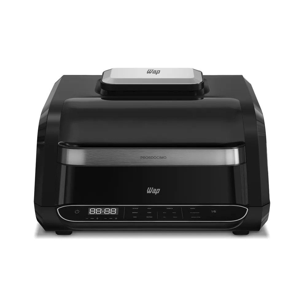 Fritadeira Elétrica Air Fryer 8 em 1 Barbecue Heat Digital Wc Ab1030 6,6 Litros Wap