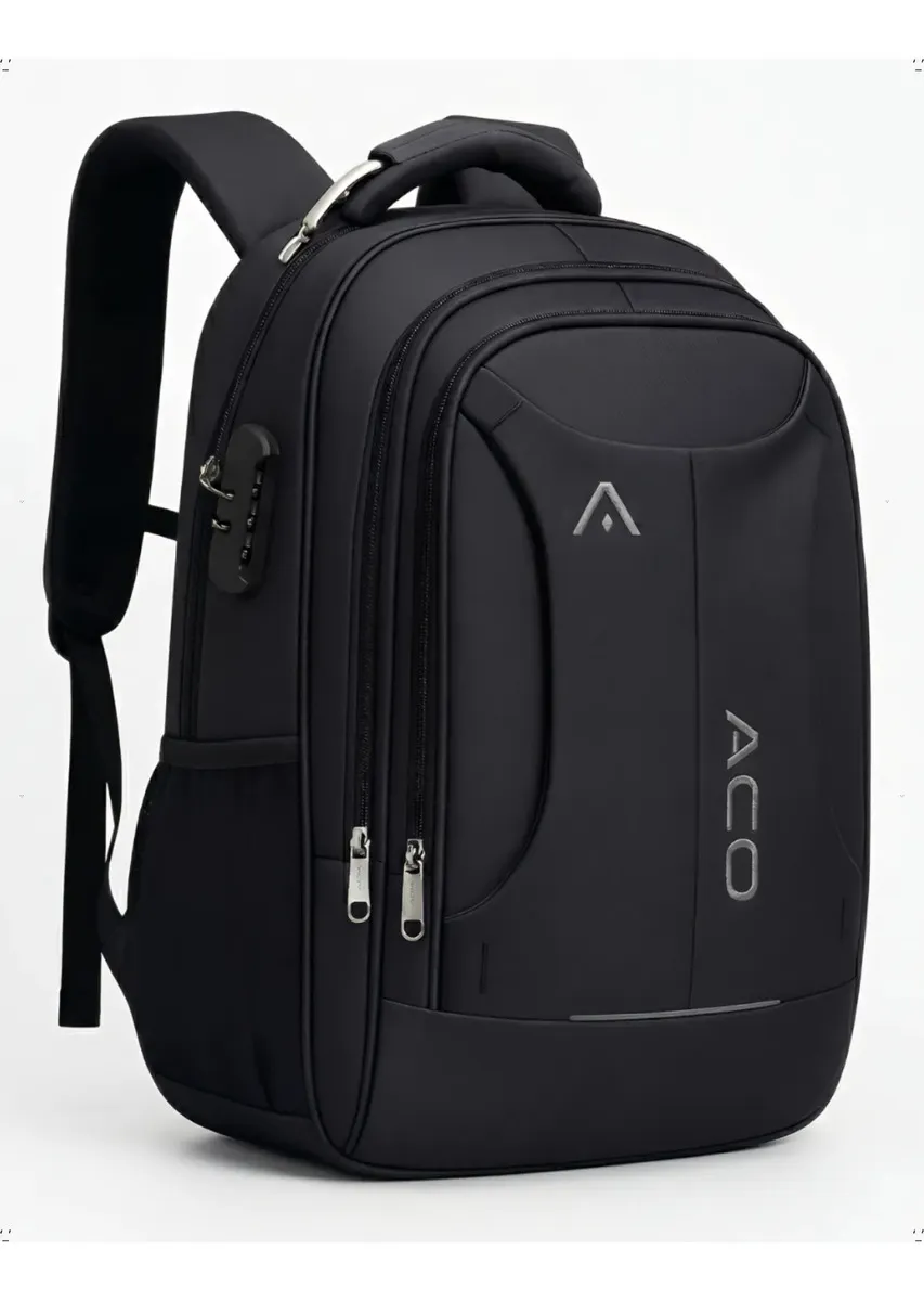 Mochila Notebook Masculina Reforçada Impermeável Executiva Viagem Anti Furto Grande 35L Forpak