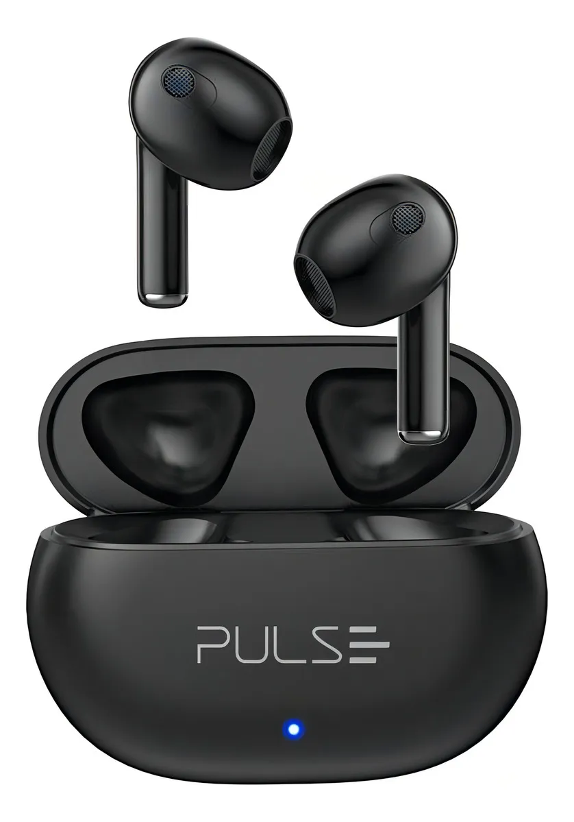 Fone de Ouvido Pulse TWS Bluetooth 5.3 com Touch, Som Estéreo e até 12h de Bateria – PH413