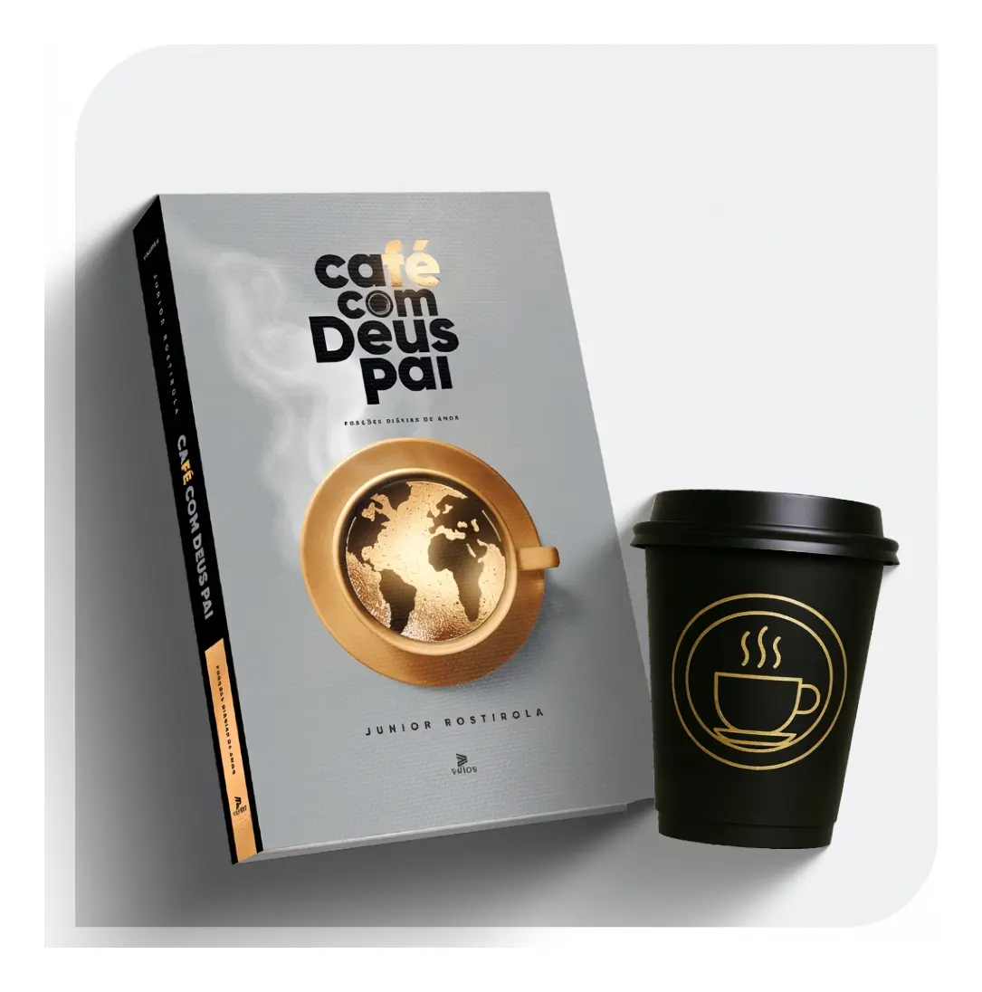 Café Com Deus Pai 2026 - Porções Diárias De Amor + Mini Copo