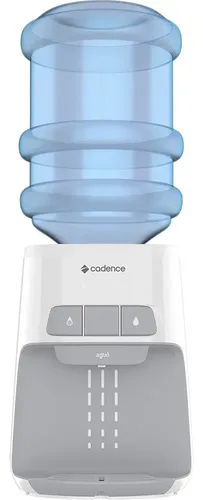 Bebedouro de mesa Cadence gela água refrigerado elétrico galão aguô BEB110 branco