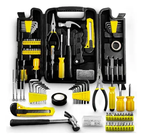 kit Jogo de Ferramentas 200 Peças com Maleta Resistente