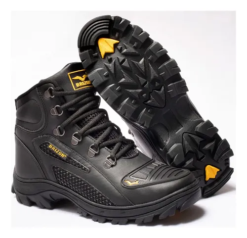 Bota Coturno Adventure Masculina Palmilha Em Gel Impermeável