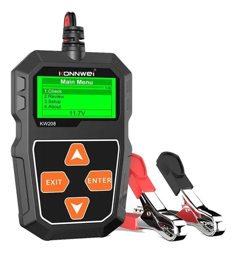 Testador De Baterias Automotivo Circuito 12v Konnwei Kw208