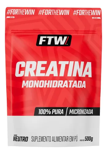 Creatina Monohidratada Pura 500g Refil Suplemento em Pó 100%
