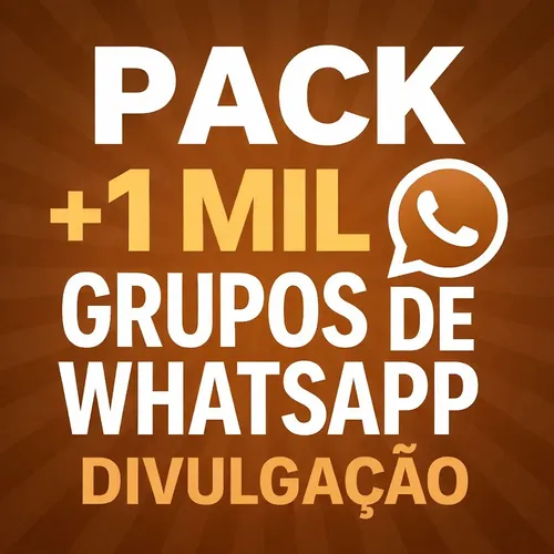 Acesso A Até 1 Mil Grupos De Whatsapp Para Divulgação