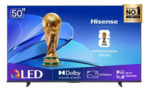 Hisense Smart Tv 4k 50 Polegadas 50q6qv Qled - R$ 2.010,85