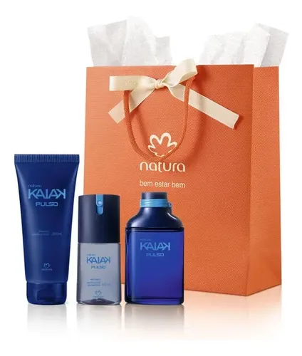 Presente Kit Kaiak Pulso Natura Masculino Original