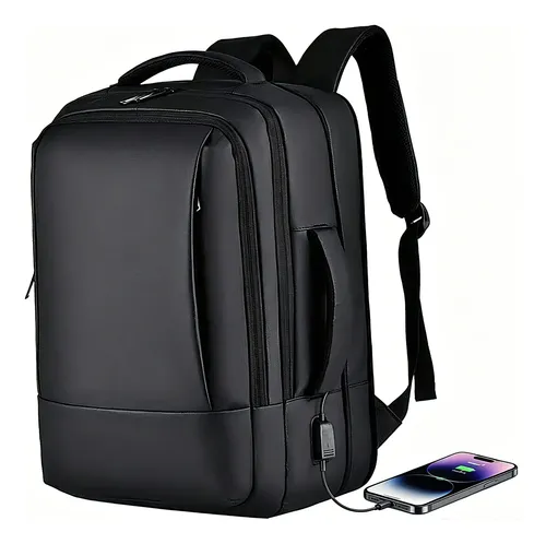 Mochila Dos Homens Com Faixa Impermeável Para Expansão