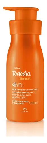 Creme Hidratante Tododia Flor De Gengibre E Tangerina 400ml