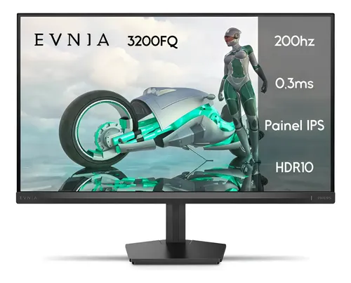 Monitor Gamer Philips 24 Evnia Ips 200hz 0,3ms Wide Fullhd