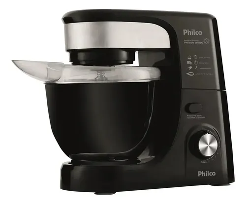 Batedeira Planetária 12 Veloc Php500 500w Preta Philco