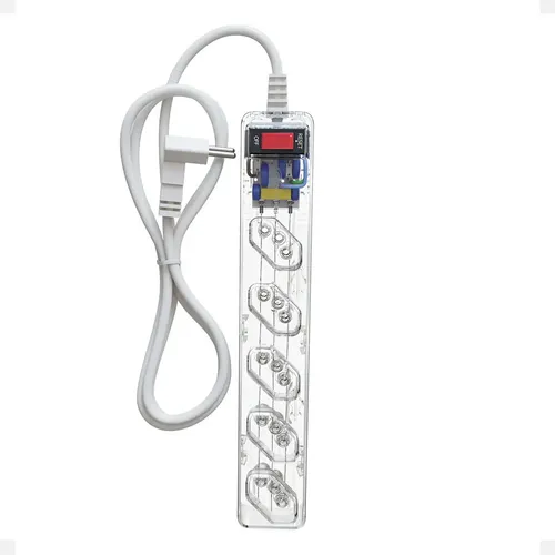 Protetor Elétrico Clamper iCLAMPER Energia 5 com Tecnologia LCF para 5 Tomadas