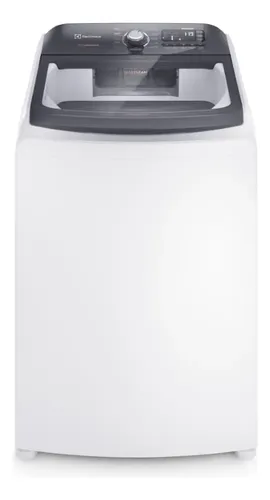 Máquina de Lavar Electrolux LEC15 Branca 15kg Premium Care com Cesto Inox Jet&Clean e Time Control
