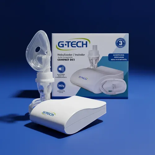 Inalador Nebulizador Gtech Bivolt Infantil Adulto Silencioso