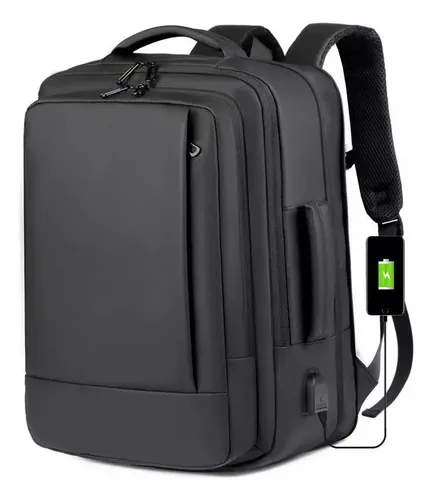Mochila Dos Homens Com Faixa Impermeável Para Expansão