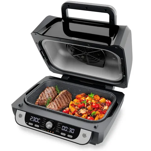 Fritadeira Elétrica Air Fryer WAP Barbecue com Painel Digital e 12 Funções 220V