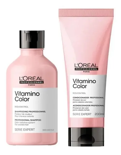 Kit Loreal Vitamino Color Resv Sh 300ml+condicionador 200gr