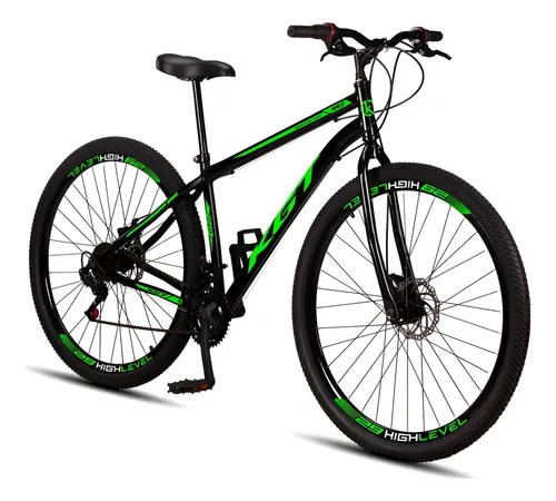 Bicicleta Aro 29 Aço Carbono Freios A Disco 21 Marchas
