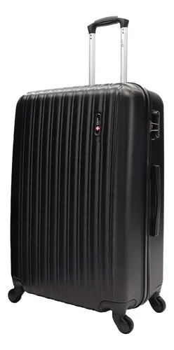 Mala de viagem 23kg média Londres Swiss Move Preto