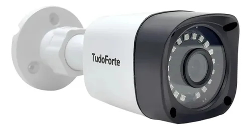 Câmera Cftv Tudo Forte 2020 Bullet 2mp Multi-hd 2.8mm Branco