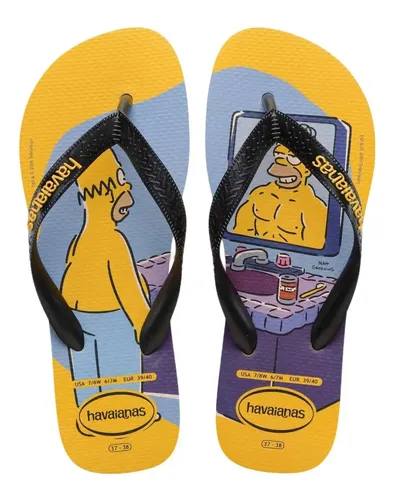 Chinelo Havaianas Top The Simpsons Masculino E Feminino
